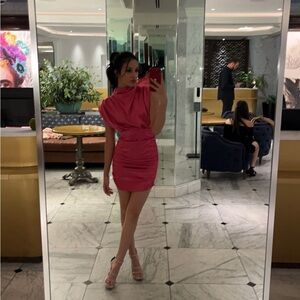 Elegant Pink Homecoming Dress